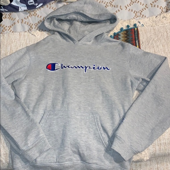 Champion Tops - *New* Grey Champion Hoodie